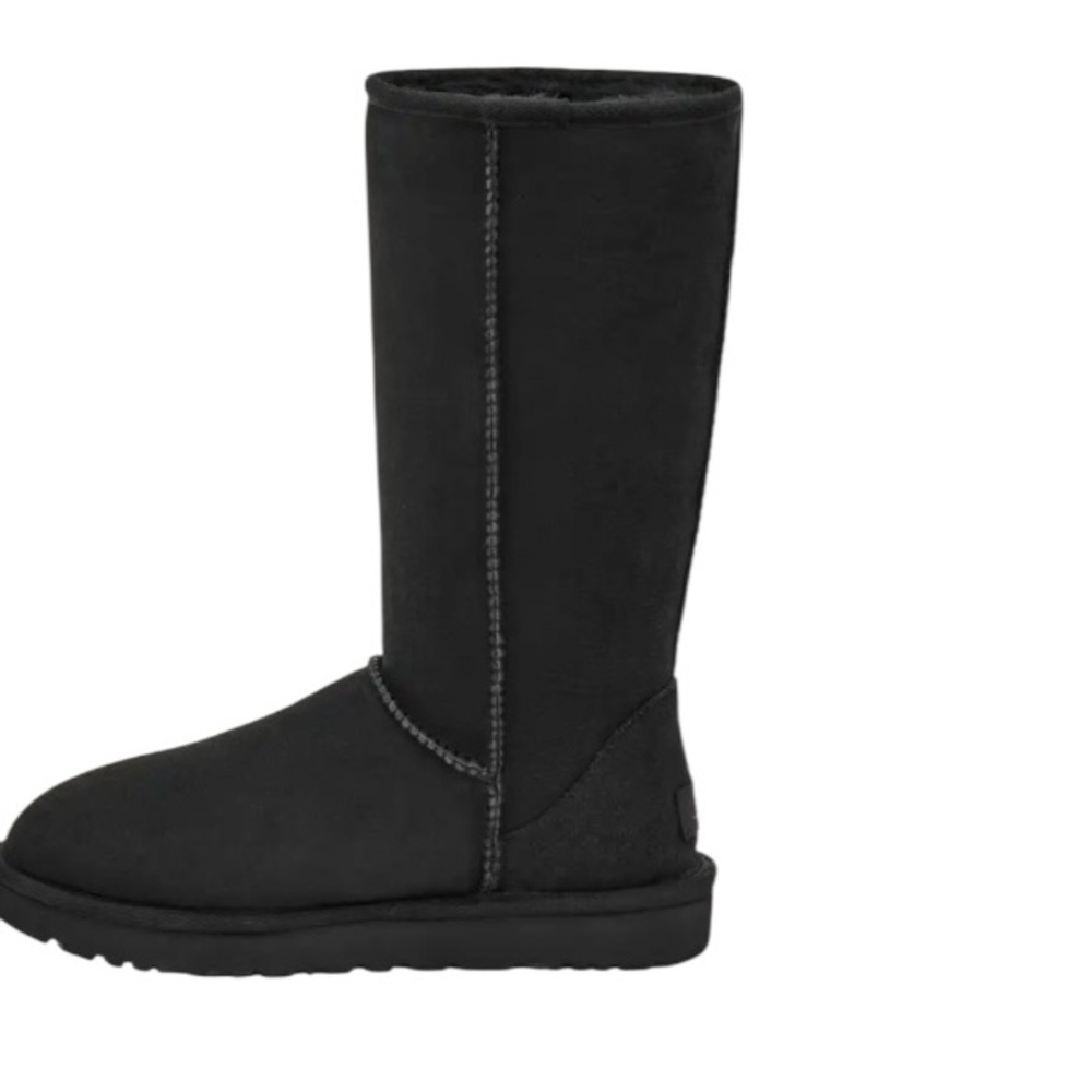 NEW  UGG CLASSIC TALL II BLACK BOOT- TIMELESS COMFORT & STYLE - Picture 3 of 7